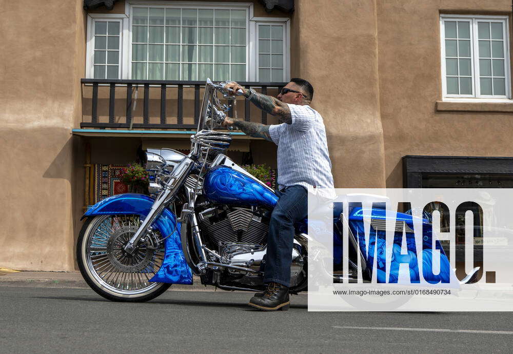 September 9, 2022, USA Phil Ortega, from Santa Fe, cruises Old Santa