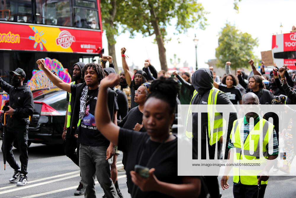 BLM: Justice for Chris Kaba protest in London A large protest demanding