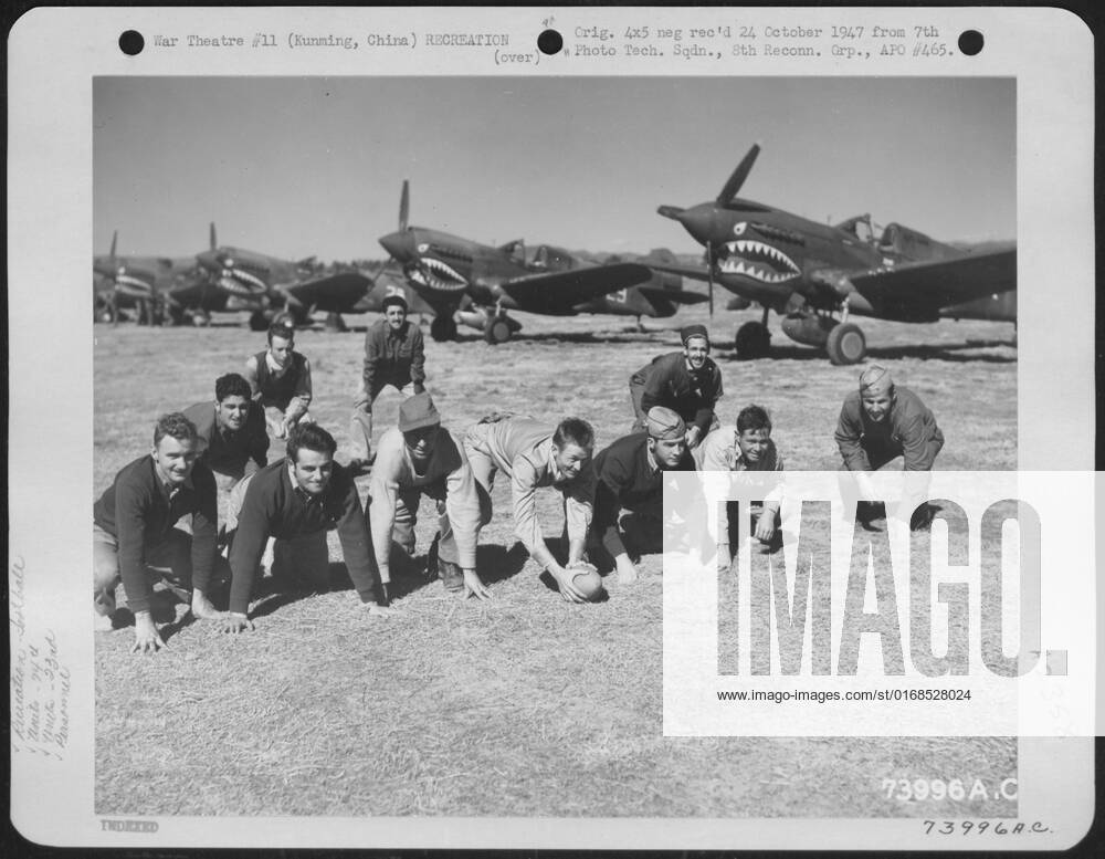 Officers Of The 74Th Fighter Squadron, 23Rd Fighter Group, Keep In Trim ...