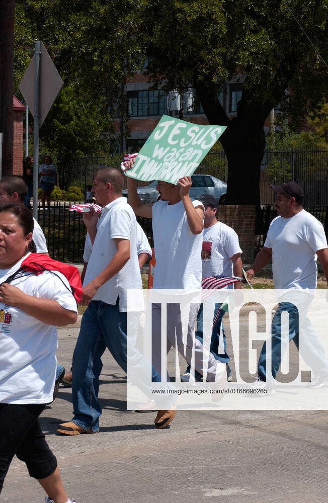 Demonstration By Hispanics And Other Groups On Behalf Of Immigrant ...