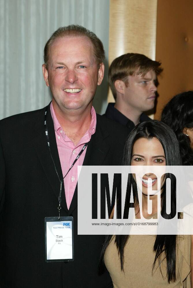 Tim Stack and Amy Weber at the FOX Network TCA party at Sky Bar ...