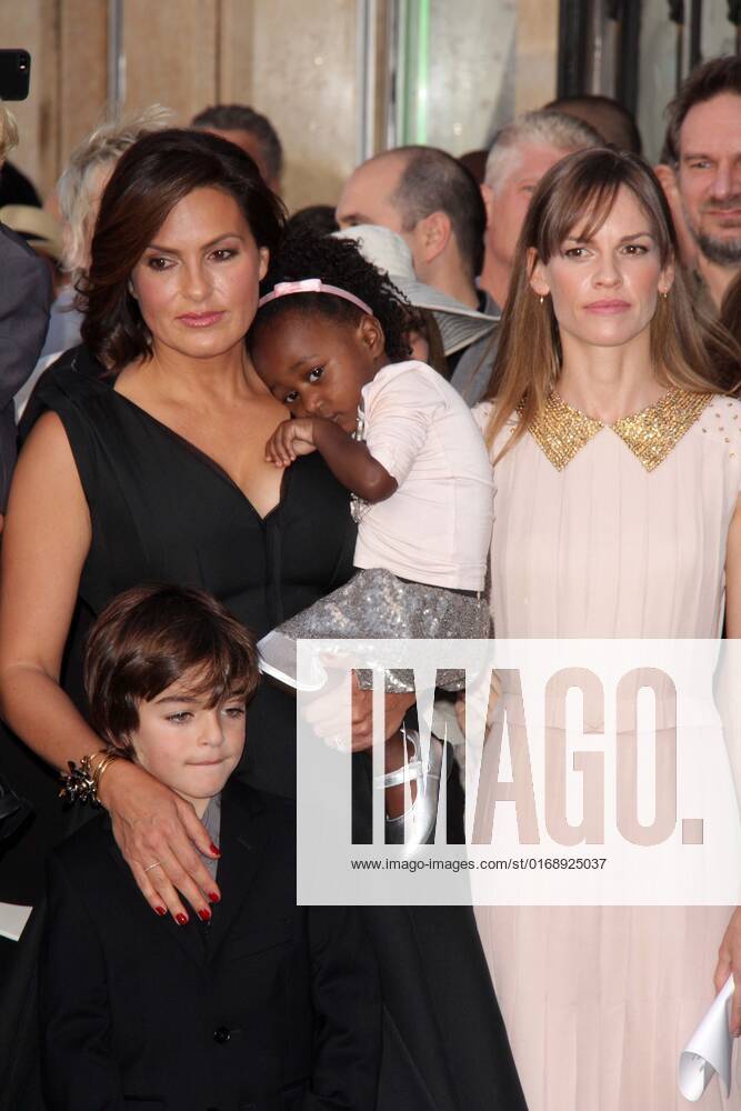 Mariska Hargitay, daughter Amaya Josephine Hermann, son August Miklos