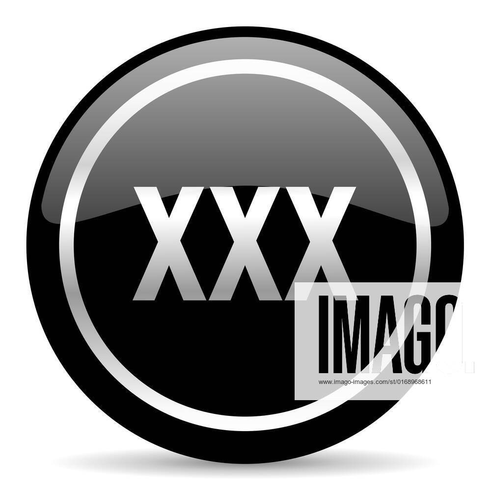 Black web button on white background , 12509460, xxx icon, icon, button,  xxx, adult, sex, sexual