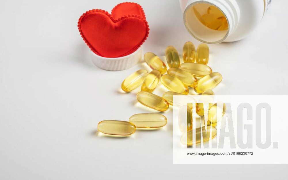 gold-fish-oil-isolated-on-white-background-with-red-hearts-gold-fish