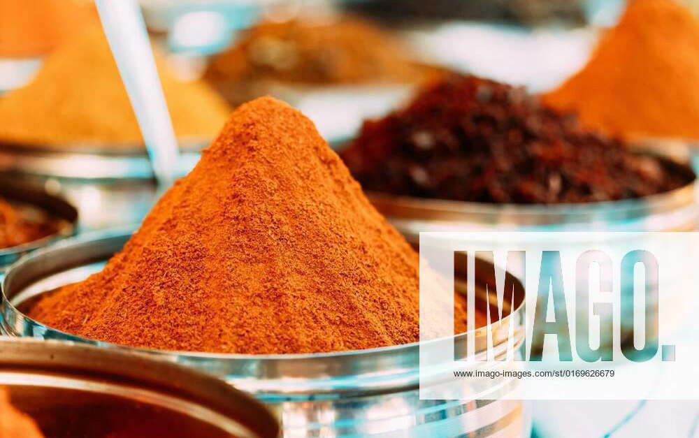 Close View Of Masala Curry, Bright Colors Fragrant Seasoning, Condiment ...