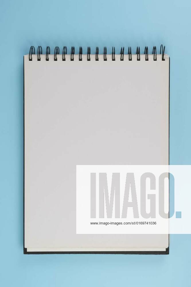 Blank sheets notebook, a notebook with a spiral and blank sheets, a