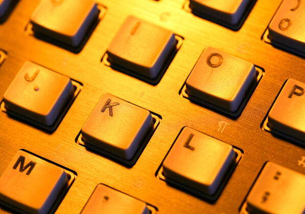 Close up of an old computer keyboard , 11817470, alt, antique, apple ...