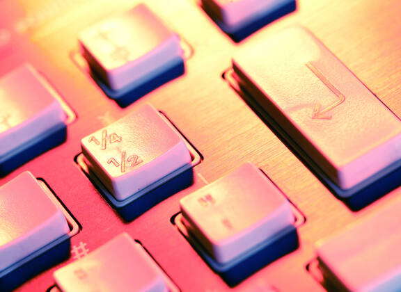 Close up of an old computer keyboard , 11817470, alt, antique, apple ...