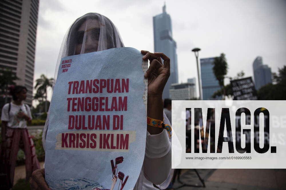 Climate Strike 2022 In Jakarta, Indonesia Environmental activists from