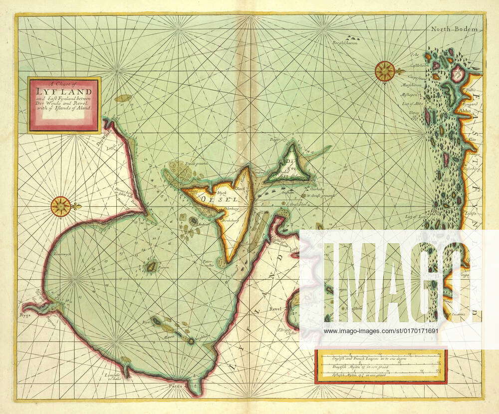 A chart of LYF LAND and East Fynland between Der Winda and Revel with ...