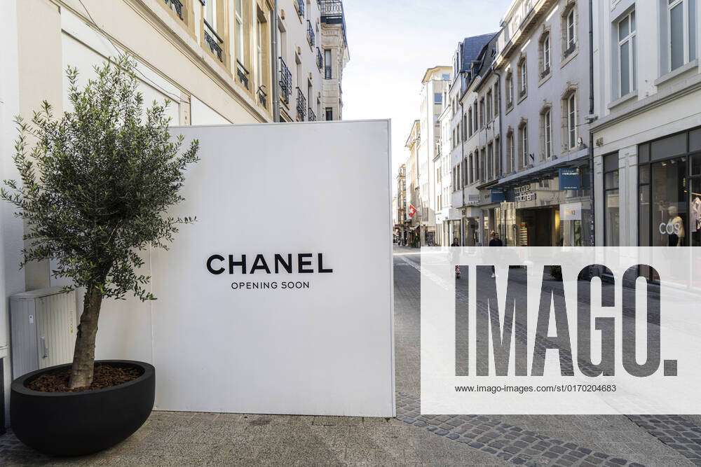 Chanel brand store in Luxembourg Luxembourg city, May 2022