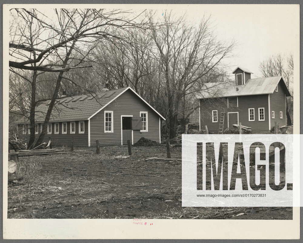 Building on Theodore F. Frank farm near Anthon, Iowa. He was owner ...