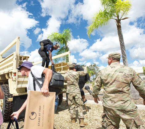 October 1, 2022, North Port, Florida, USA: Soldiers from the National ...