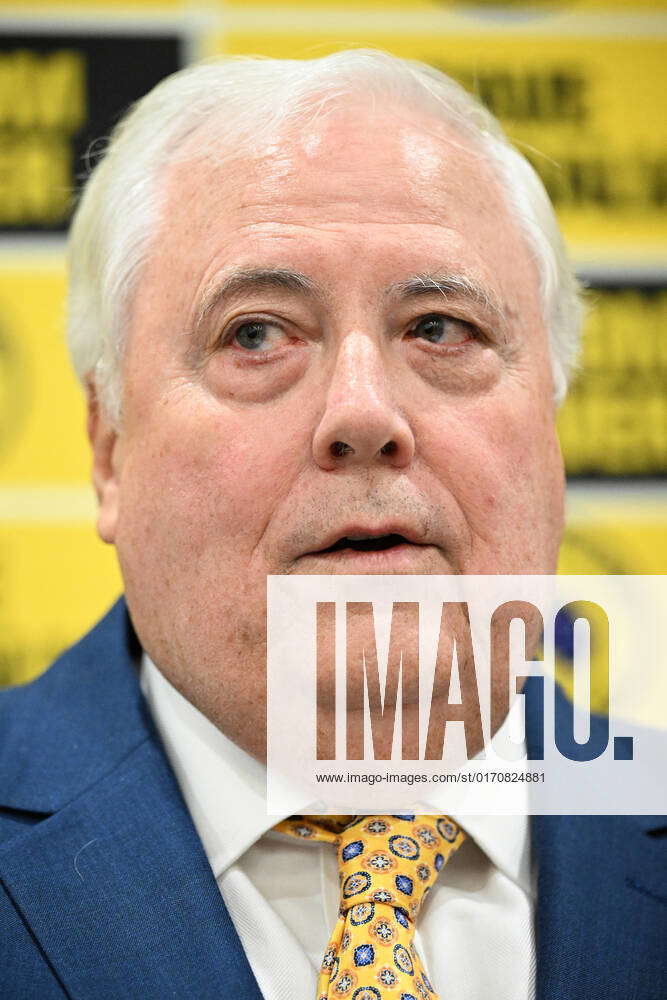 Uap Vic Leader Announcement Clive Palmer Addresses The Media During An