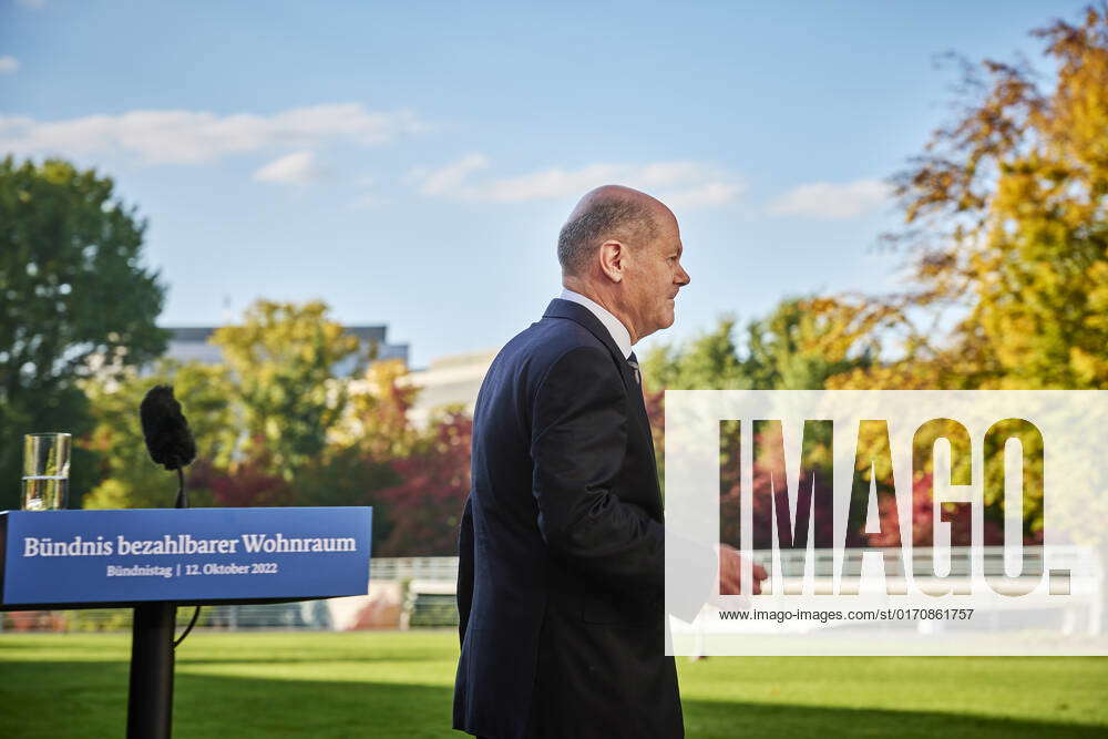 PK Alliance Day on Affordable Housing Germany, Berlin Press conference by Chancellor Olaf Scholz