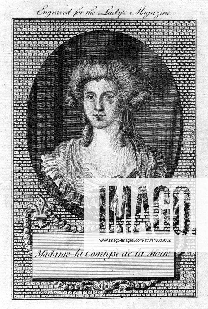Countess de la Motte, late 18th century. In 1785, the Comtesse de La