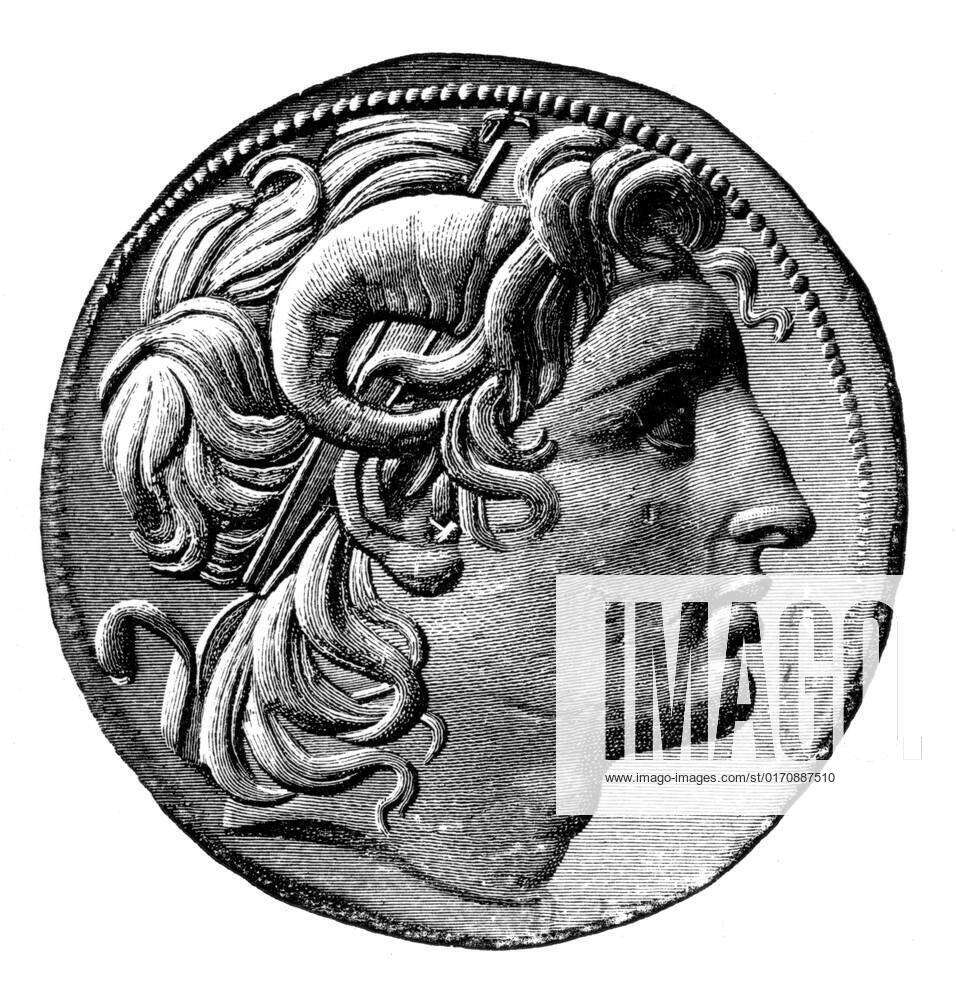 Alexander the Great of Macedonia, (1902). From Imhoof Blumer s Portrait