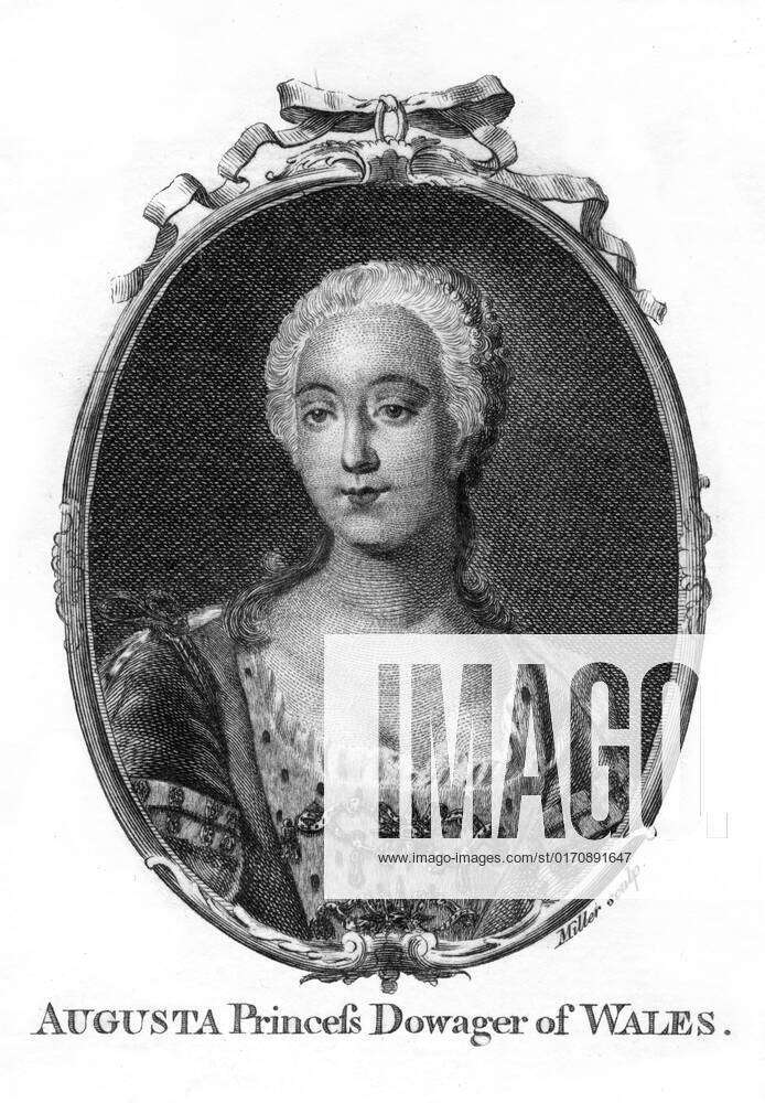 Augusta, Princess of Wales, (17191772). The Germanborn Dowager
