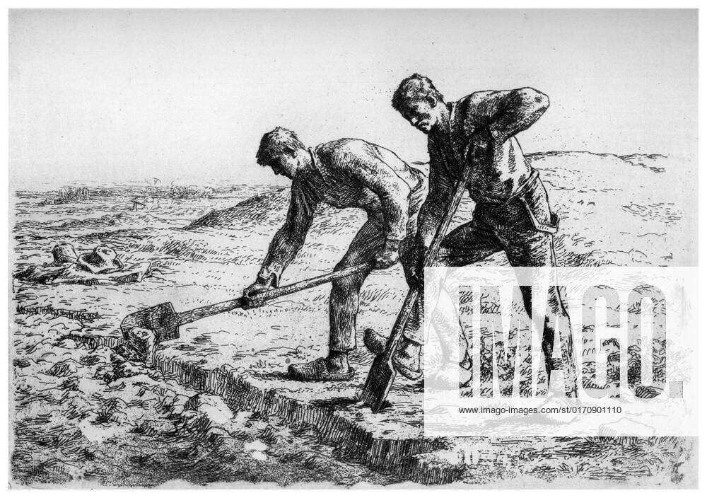 Diggers , c18351875 (1924). A print from A History of French Etching