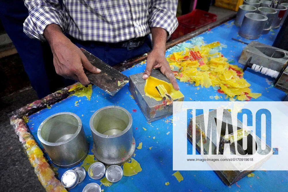 INDIARELIGIONFESTIVAL A visually impaired student prepares candles