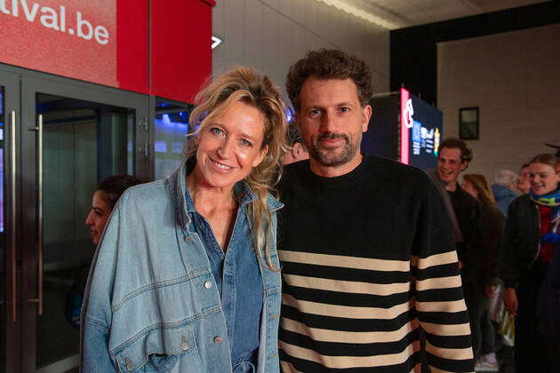 Eshref Reybrouck Cath Luyten and Eshref Reybrouck pictured during the premiere of 1985 ...