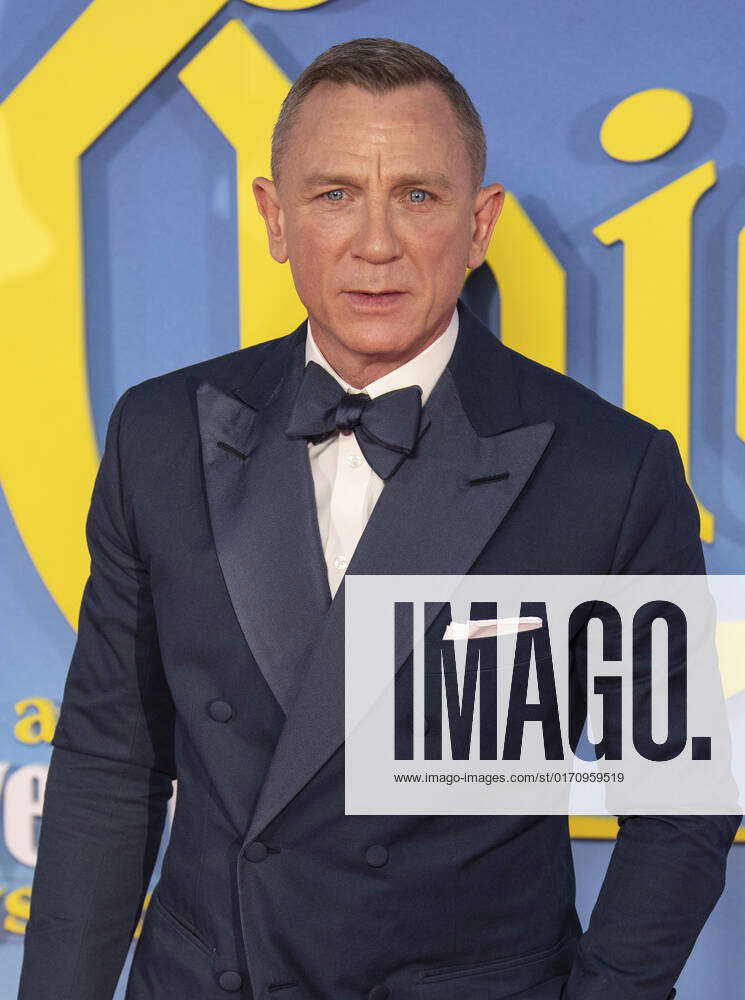 Glass Onion A Knives Out Mystery premiere London, UK. Daniel Craig at