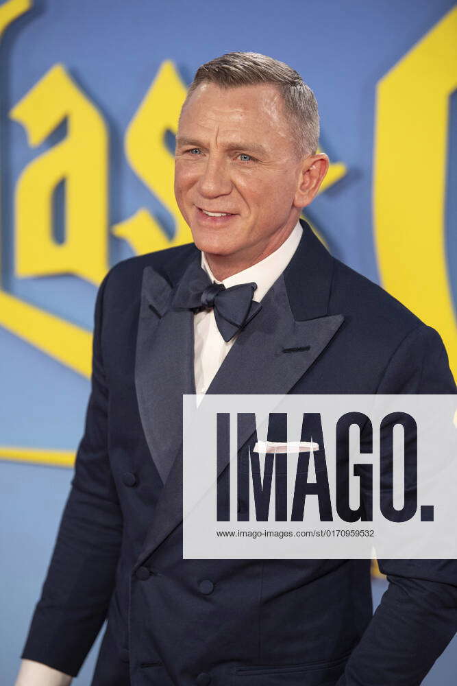 Glass Onion A Knives Out Mystery premiere London, UK. Daniel Craig at