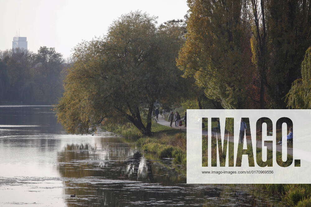 Poland Unusually Warm Weather People are seen enjoying the warm weather
