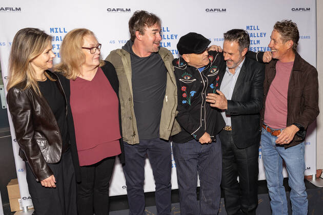 San Rafael, CA, USA: Kathryn Erbe, Cathy Moriarty, Mitch Stein, Finn ...
