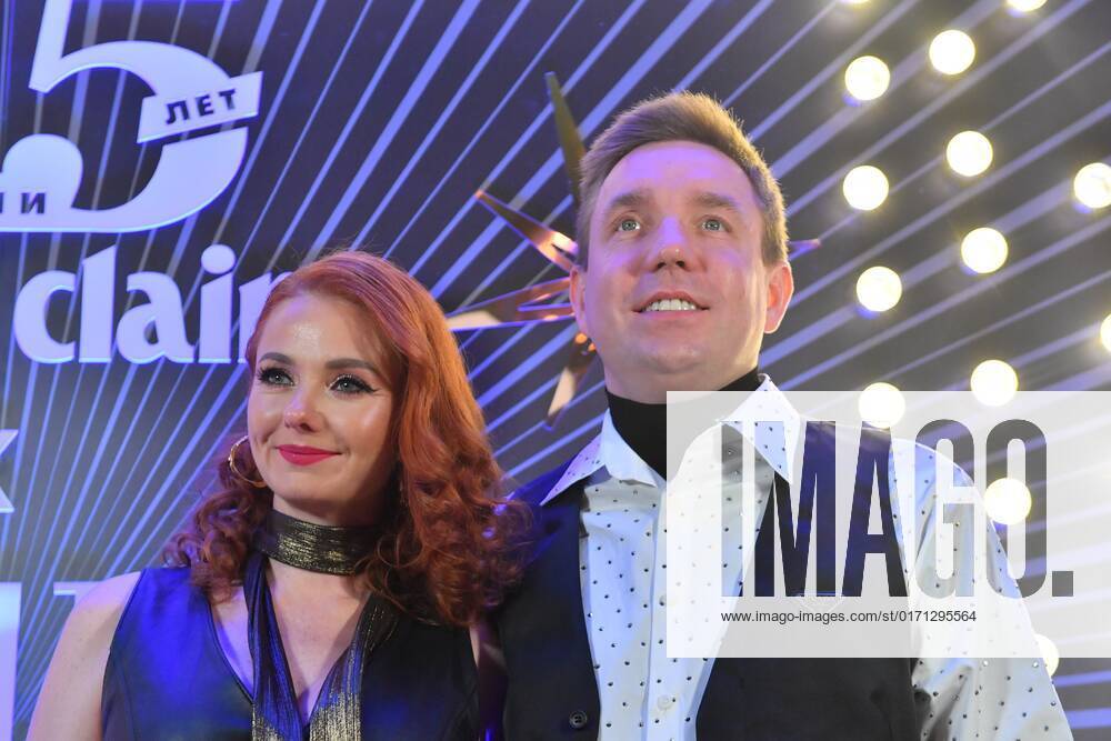 Moscow. The singer Lena Katina with the spouse Dmitry Spiridonov at the ...
