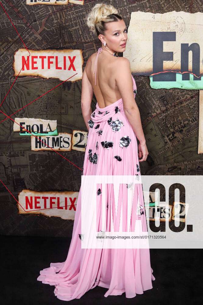 World Premiere Of Netflix s Enola Holmes 2 British actress Millie