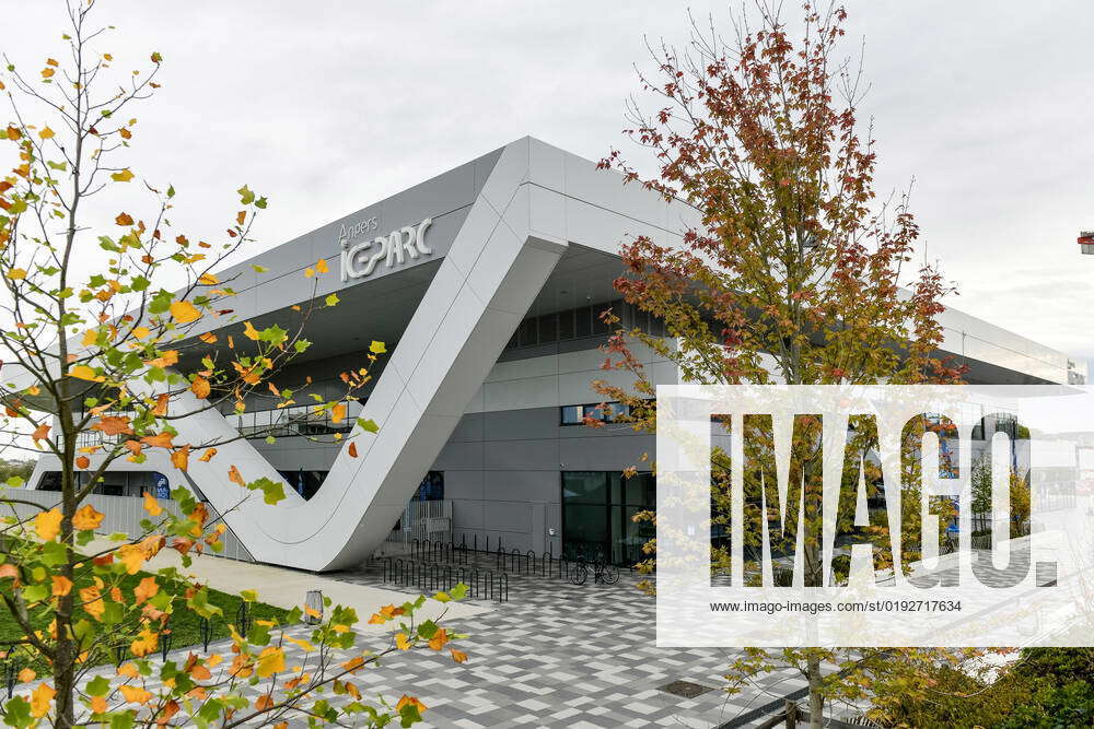 A panoramic view of Angers Ice Parc during the ISU Grand Prix of Figure