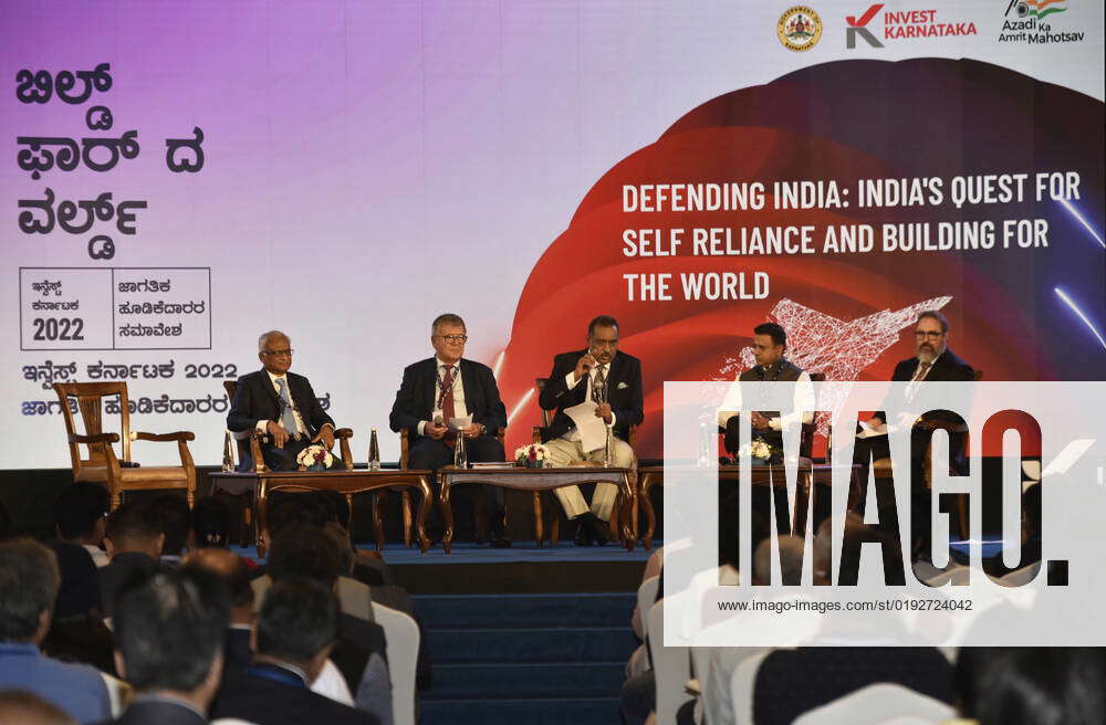 Global Investors Meet 2022 In Bangalore From Left To Right: Shri C B ...