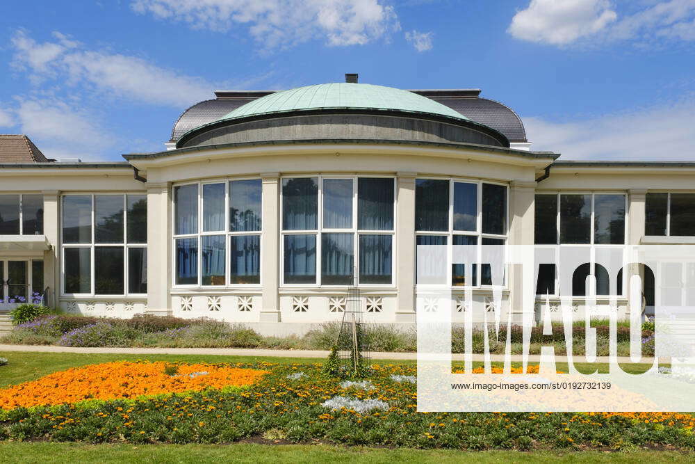 Kurhaus at spa park, Bathroom Salzuflen, Ostwestfalen Lip, North Rhine