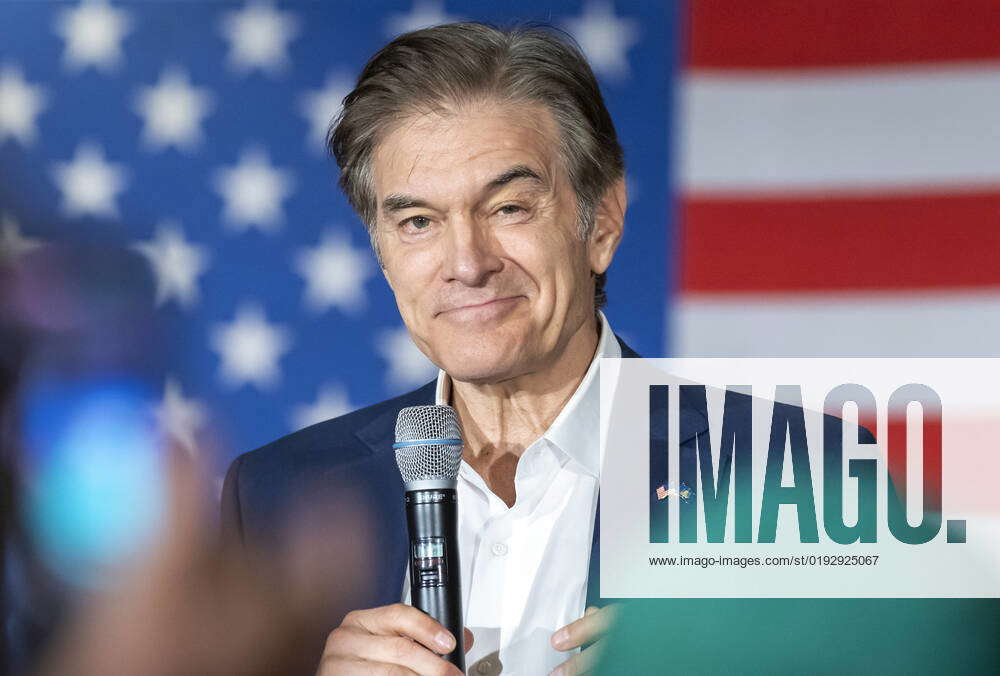 Republican Candidate For Senate In Pennsylvania Dr Mehmet Oz