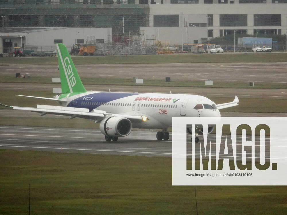 The Domestically Developed Jetliner C919 Arrives At Zhuhai