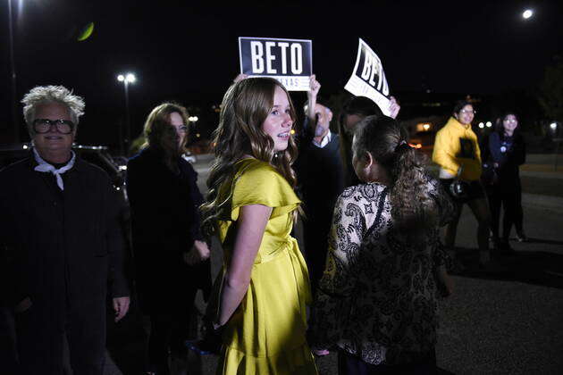 November 8, 2022, El Paso, Texas, USA: MOLLY OROURKE looks on as her ...