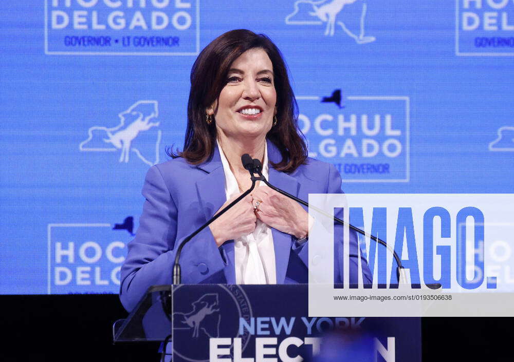 Governor Of New York Kathy Hochul Celebrates At An Election Night Event ...