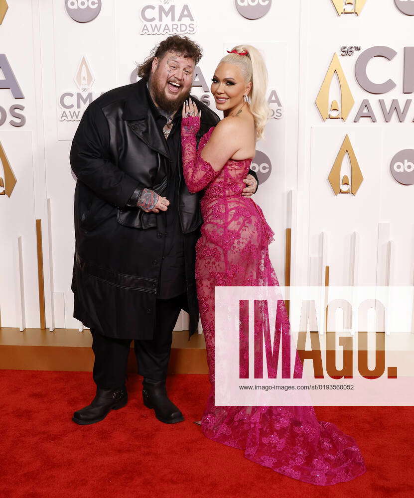 Jelly Roll arrives on the red carpet at the 56th Annual CMA Awards at ...