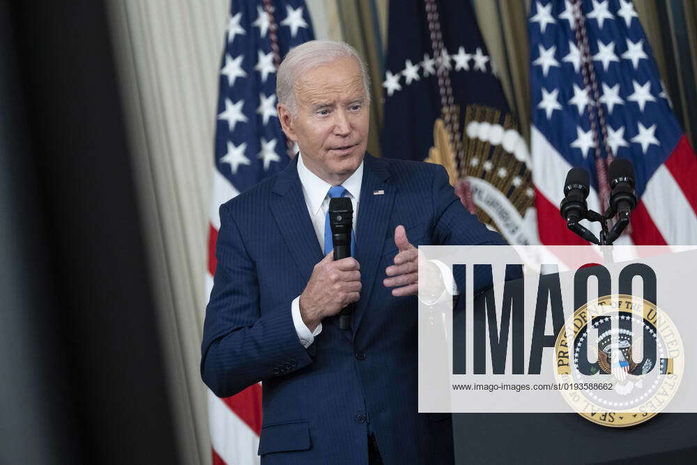 United States President Joe Biden Delivers Remarks And Takes Questions ...