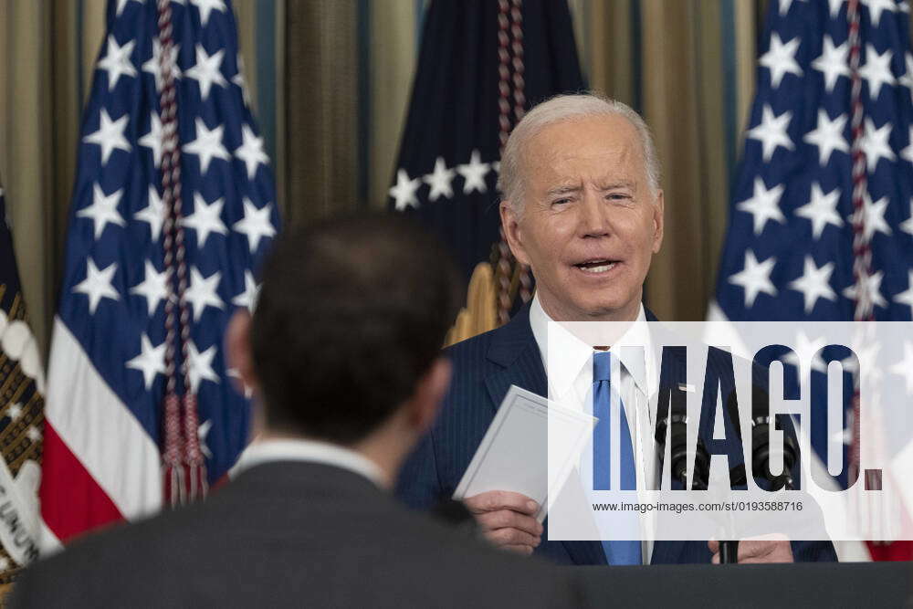 United States President Joe Biden Delivers Remarks And Takes Questions ...