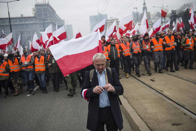 November 11, 2022, Warsaw, Mazowieckie, Poland: Polish nationalists ...