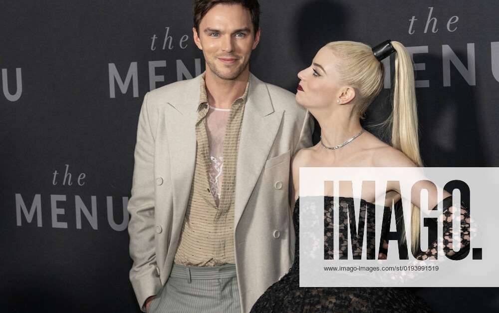 Anya Taylor-Joy and Nicholas Hoult Serve At 'The Menu' Premiere