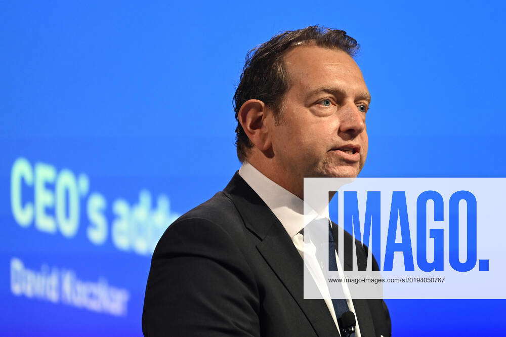 MEDIBANK AGM CEO David Koczkar Speaks During The Medibank Annual 
