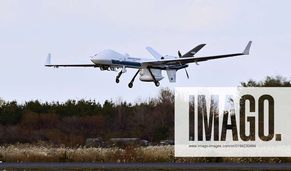 Japan Coast Guard drone unveiled to media The Japan Coast Guard unveils