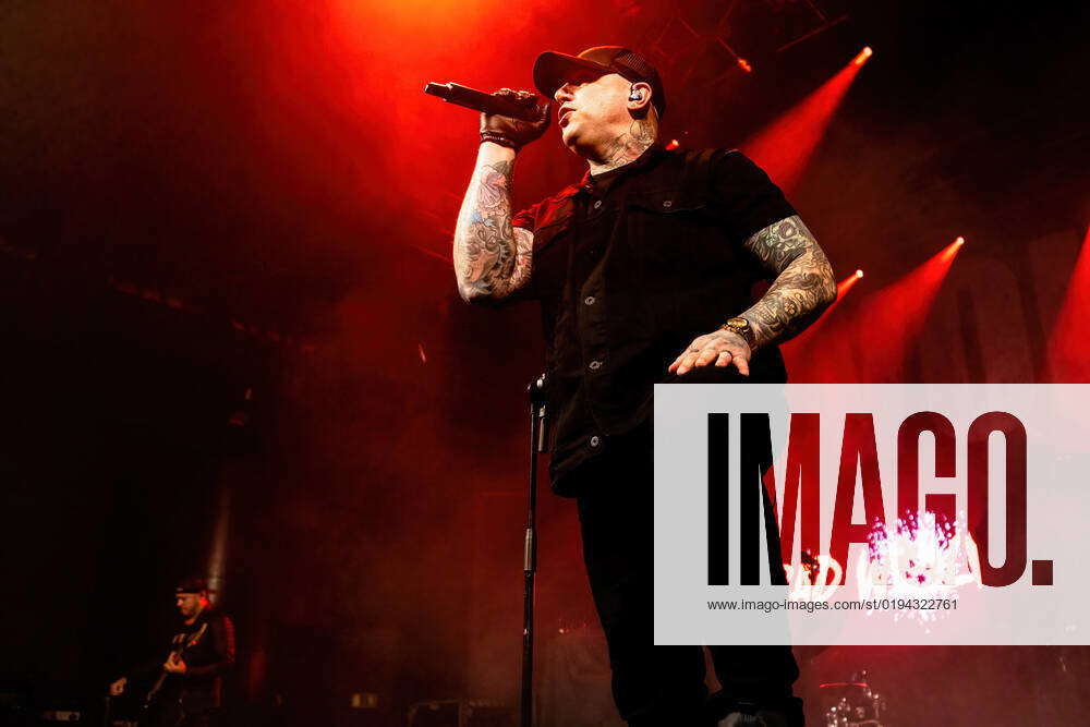 November 17, 2022, Milano, Italy Daniel Laskiewicz of American heavy metal band Bad Wolves