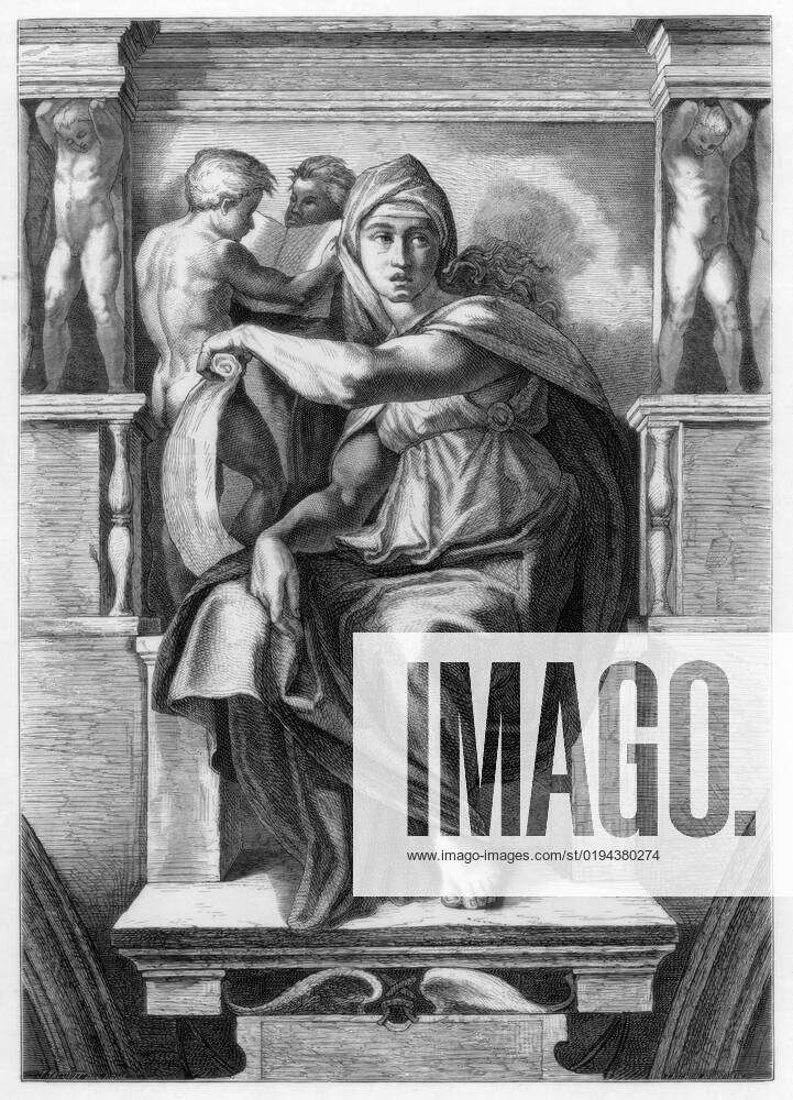 The Delphic Sibyl , 1509 (1870). Artist: Trichon Monvoisin