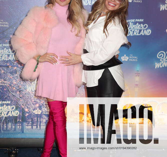 Lizzie Cundy and Joy Desmond attend the Hyde Park Winter Wonderland