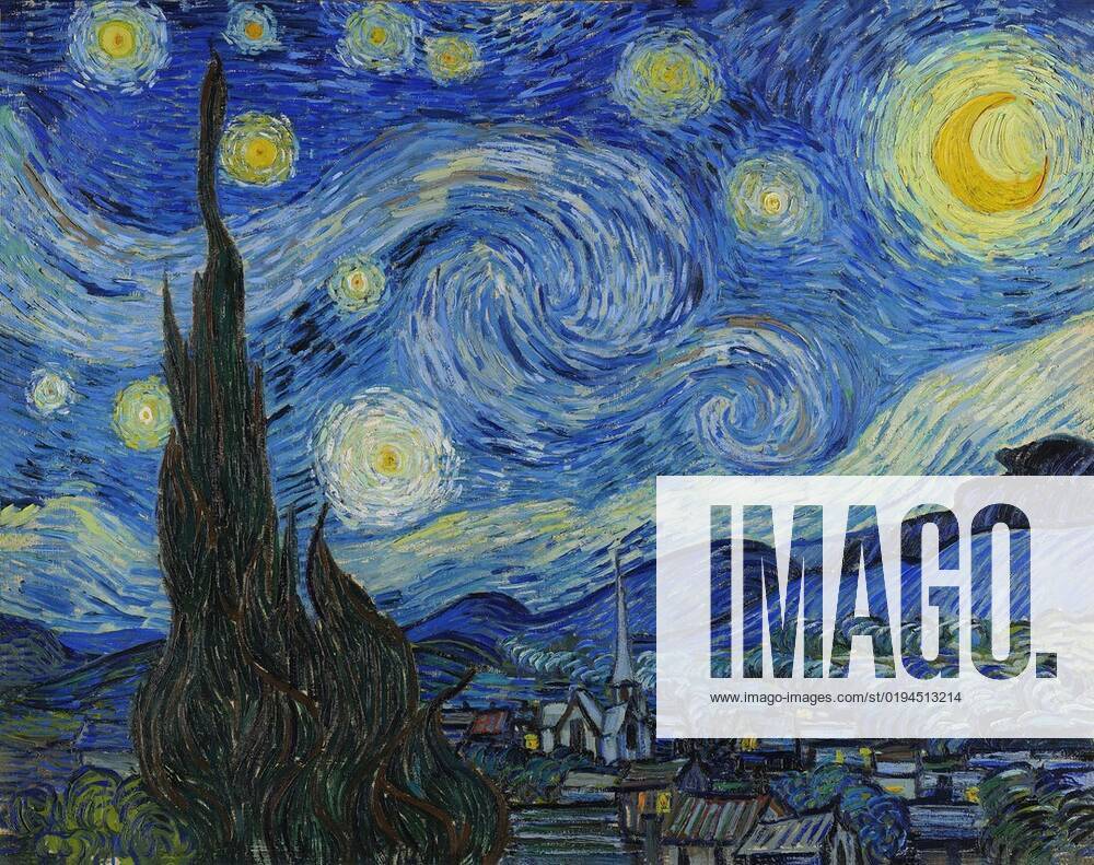 Starry Night Over the Rhone or (La nuit étoilée) 1888 by Vincent Van Gogh, View of the Rhône in