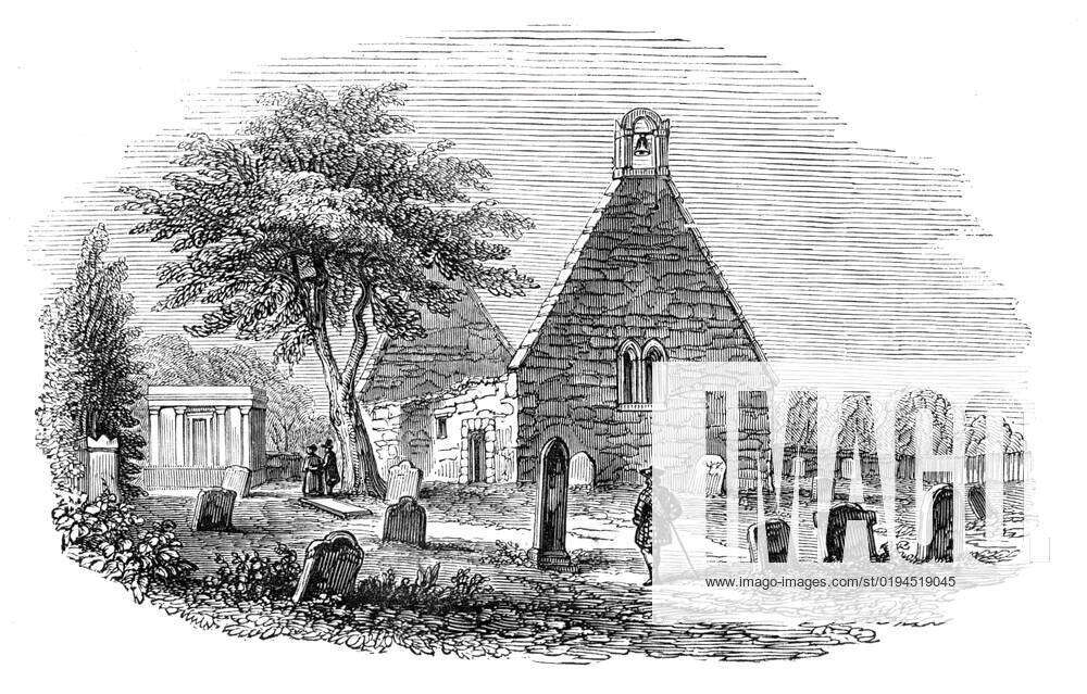 Alloway Kirk, Tam o Shanter, 1844. Creator: Unknown